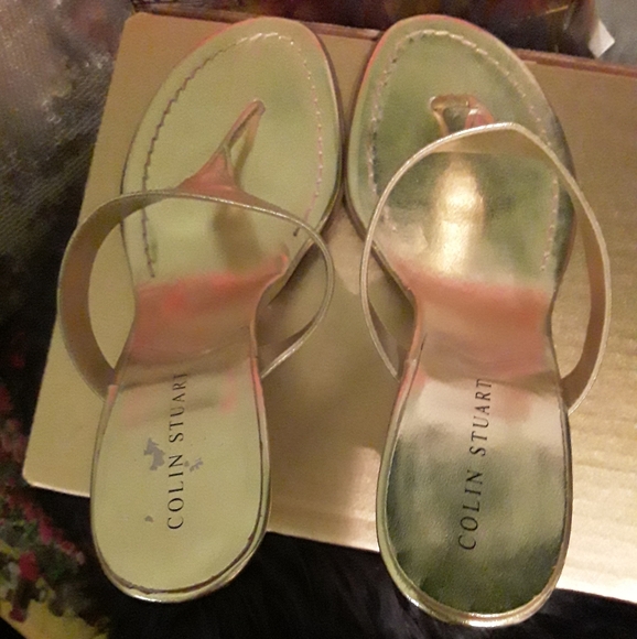 metallic sandals - Picture 3 of 4